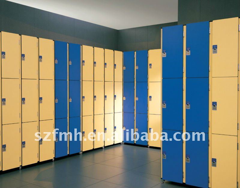 コンパクトラミネートhpl電子ロッカーのためのジムクラブ職員ロッカー-ロッカー問屋・仕入れ・卸・卸売り