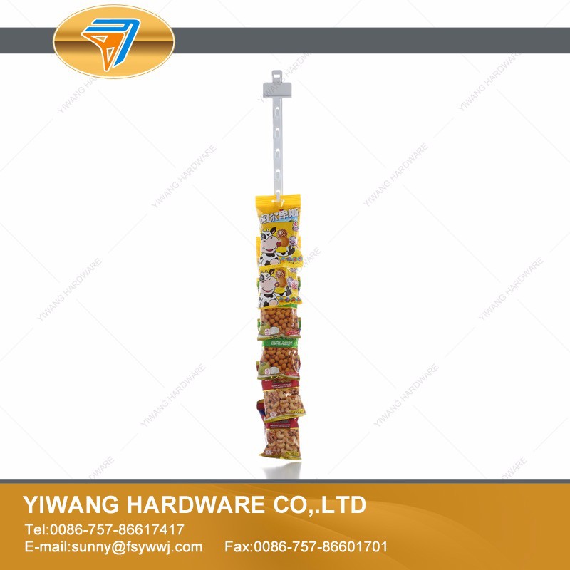 2015熱い販売のスーパーマーケットの金属製のクリップストリップをぶら下げ-ディスプレイフック問屋・仕入れ・卸・卸売り