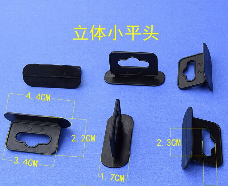 44ミリメートル小さな黒いプラスチックディスプレイハンガー用パッケージボックス-ディスプレイフック問屋・仕入れ・卸・卸売り