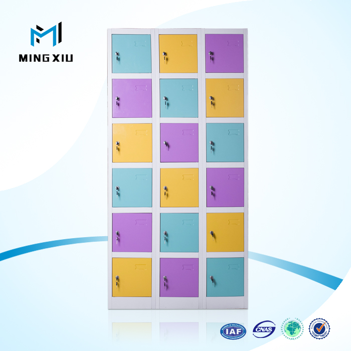Mingxiu高品質18ドア安い使用オフィス家具/金属ロッカーオフィスのために使用-ロッカー問屋・仕入れ・卸・卸売り
