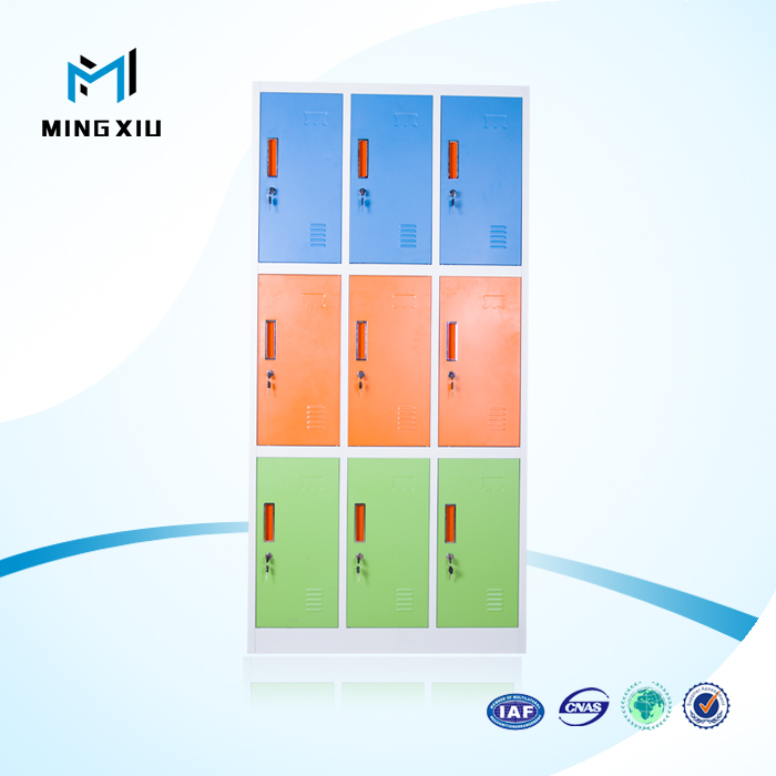 中国mingxiu mingxiuオフィス家具9ドア金属キューブロッカー/トリプル一層ロッカー-ロッカー問屋・仕入れ・卸・卸売り