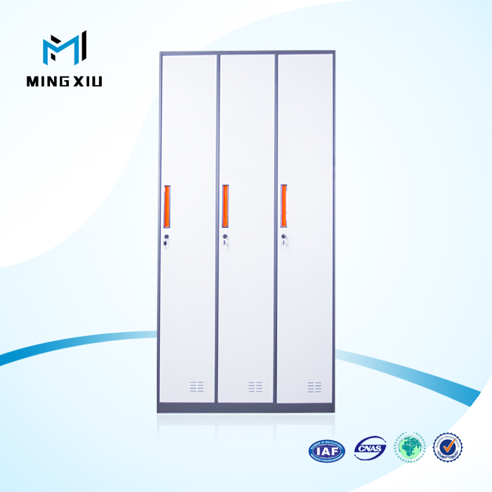 Mingxiu高品質kdスタッフ従業員使用3ドア鋼ワードローブ用更衣室-ロッカー問屋・仕入れ・卸・卸売り