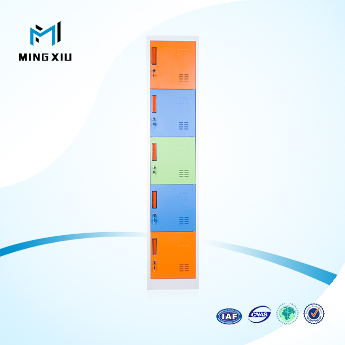 Mingxiuシングル5ドア安い金属収納キャビネット/垂直収納キャビネットロッカー-ロッカー問屋・仕入れ・卸・卸売り