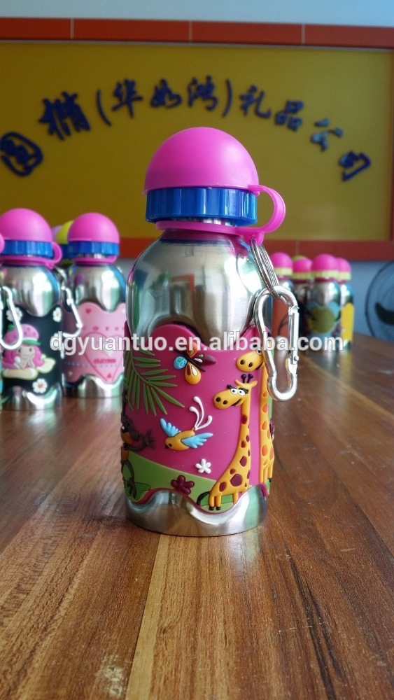 新しい子供たちの水のボトル/付水筒ステンレス鋼キッズポリ塩化ビニールのラッパー-魔法瓶問屋・仕入れ・卸・卸売り