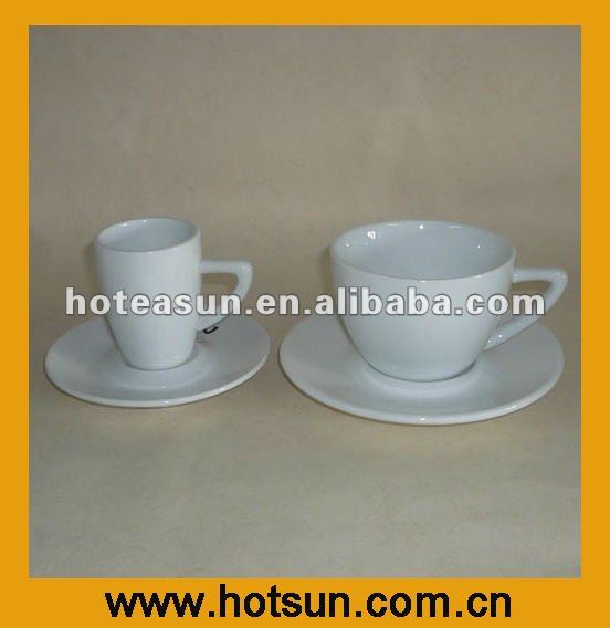 新しい陶磁器のコーヒーカップ・アンド・ソーサー4H0014-カップ、ソーサー問屋・仕入れ・卸・卸売り