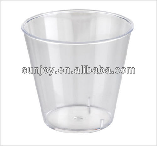 透明なプラスチックのガラス1オンスショット-グラス問屋・仕入れ・卸・卸売り