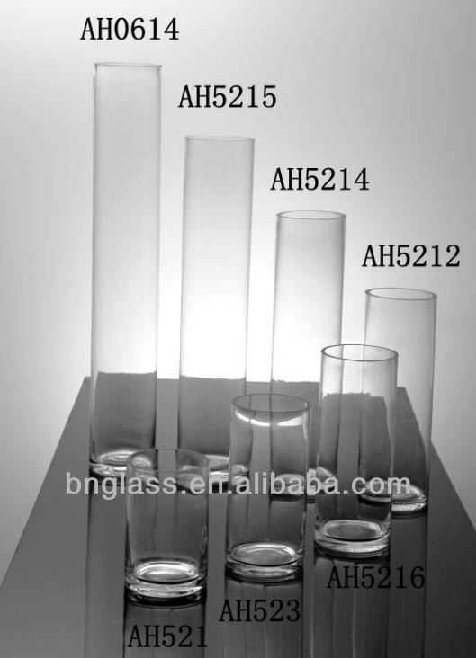 ガラス明確なラウンドah5212ah521一輪挿し-グラス問屋・仕入れ・卸・卸売り
