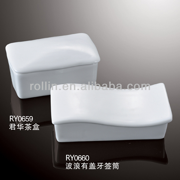 毎日使用する製品セラミック・磁器つまようじホルダー家庭用・ホテル・レストラン・ウェディング・パーティー-つまようじ立て問屋・仕入れ・卸・卸売り