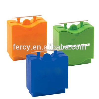 プロモーションプラスチックの歯ピックホルダー/plasticつまようじコンテナ/プラスチック製のつまようじホルダー-つまようじ立て問屋・仕入れ・卸・卸売り