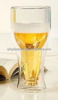 ホウケイ酸二重壁のビールグラス-グラス問屋・仕入れ・卸・卸売り