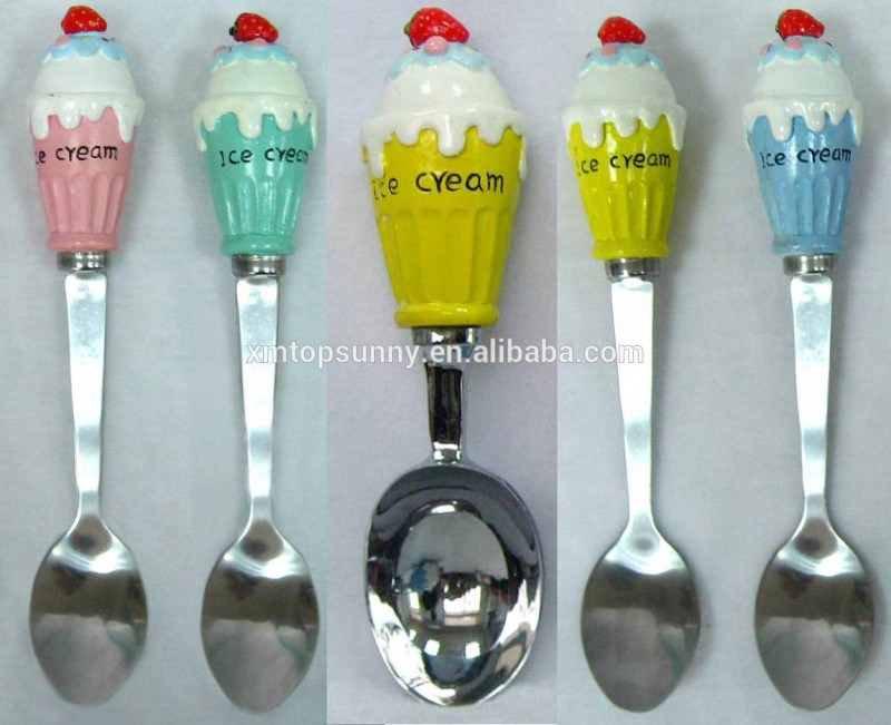高品質カスタム メイド樹脂ハンドル スプーン アイスクリーム-その他食器類問屋・仕入れ・卸・卸売り