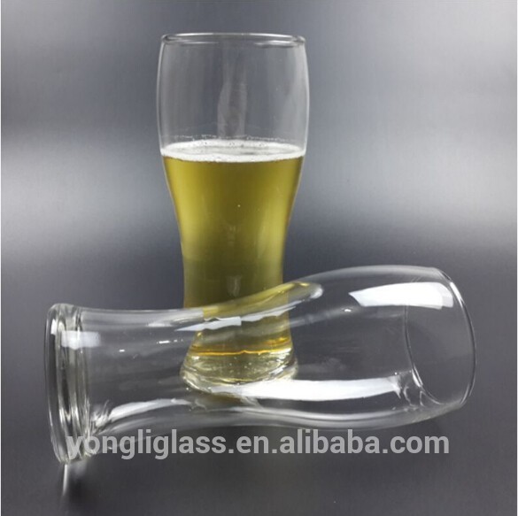 スレンダー新製品小麦のビールグラス透明ハンド- blowningビールカップ-グラス問屋・仕入れ・卸・卸売り