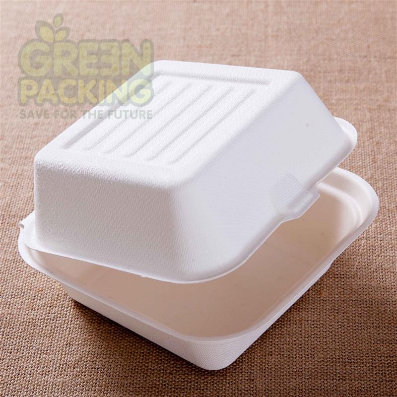 純粋にバガスから作られたコンテナcompostablefood6.5インチb004サトウキビ繊維から作られた-その他食器類問屋・仕入れ・卸・卸売り