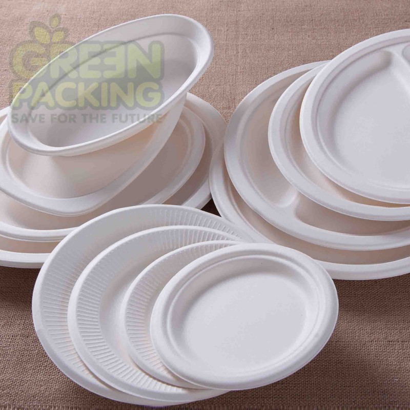7インチ径。 環境にやさしい使い捨て食器184mm-その他食器類問屋・仕入れ・卸・卸売り