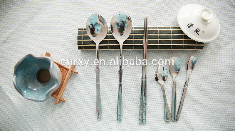 韓国ステンレス鋼韓国食器セットスプーンフォーク箸-その他食器類問屋・仕入れ・卸・卸売り