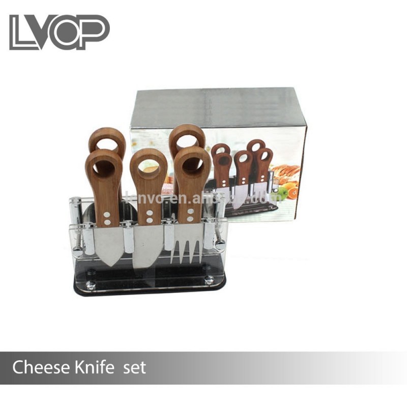 卸売chk-1007015pc木製ハンドルステンレス鋼のチーズツール-チーズ関連用品問屋・仕入れ・卸・卸売り