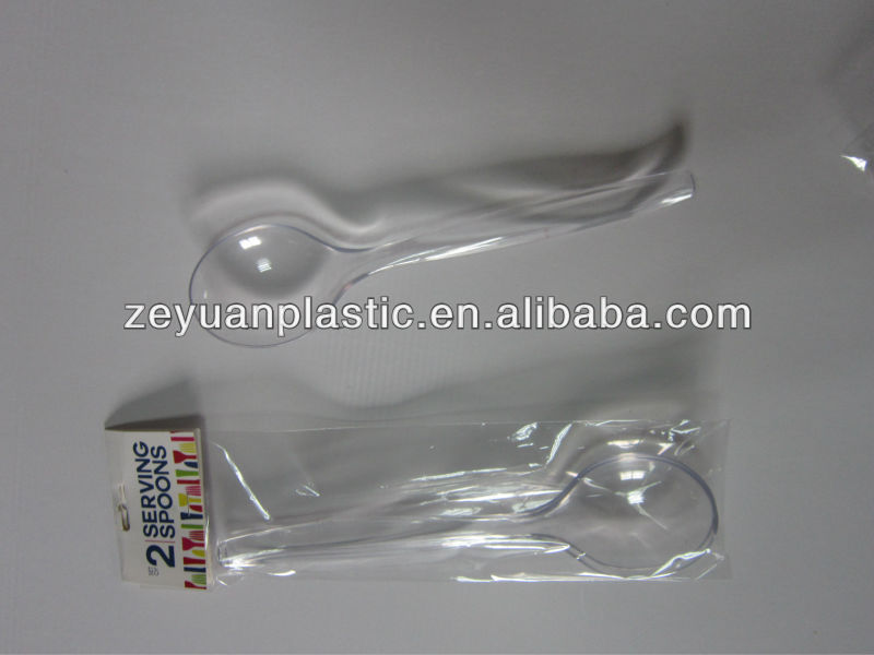 100％食品グレードプラスチックサービングスプーンbpaフリー台所用品-フォーク問屋・仕入れ・卸・卸売り