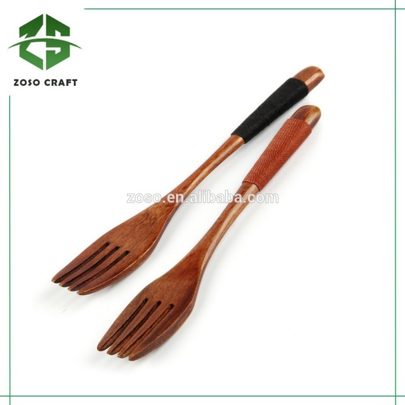 ロープ巻き取りラーメンhotsaleハンドル木製フォーク-フォーク問屋・仕入れ・卸・卸売り