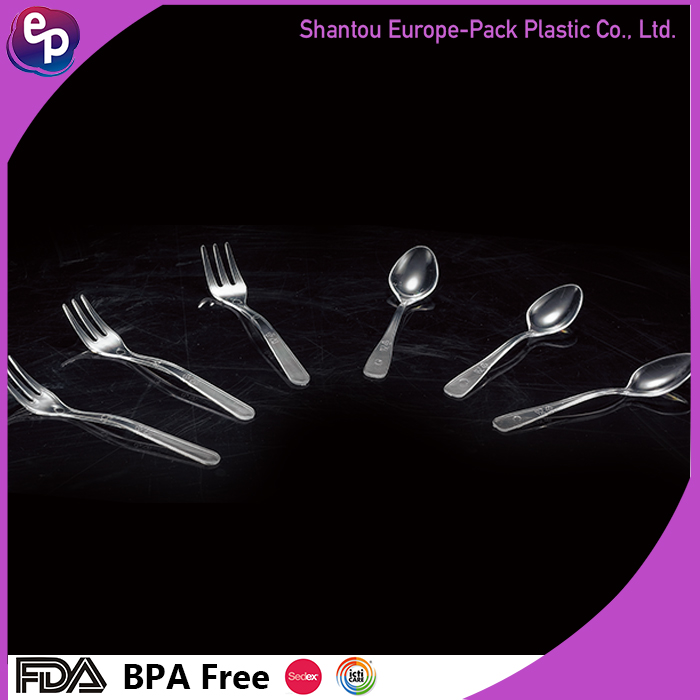 Fdabpaフリー人気のディナー用品のプラスチック製の使い捨て食器セット/スプーンとフォークのセット/カトラリーセット-スプーン問屋・仕入れ・卸・卸売り