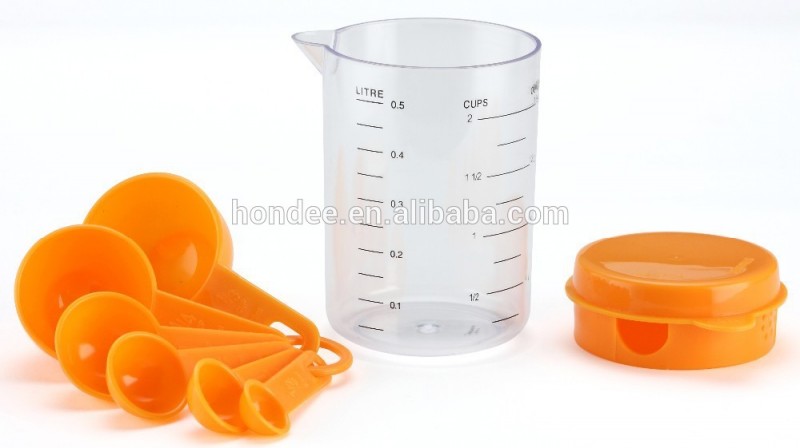 工場卸売プロモーションプラスチックカップとスプーンを測定する測定ツールセットセットプラスチック-測定機器問屋・仕入れ・卸・卸売り