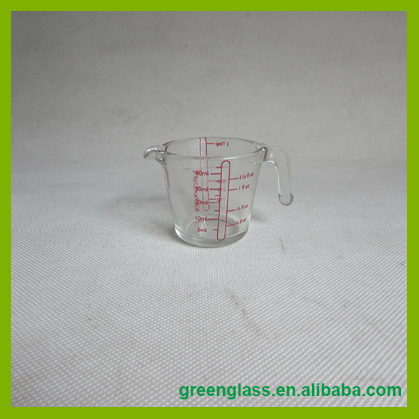 測定ガラスガラスカップ計量カップではハンドル-測定機器問屋・仕入れ・卸・卸売り