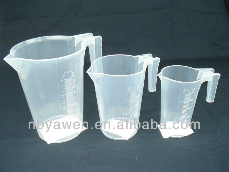 3個プラスチック製の計量カップセット-測定機器問屋・仕入れ・卸・卸売り