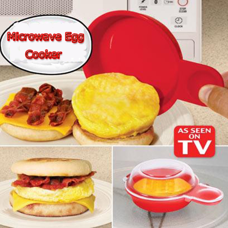 マイクロ波卵クッカー-- テレビで見られるように卵を調理1分で2のセット-卵関連道具問屋・仕入れ・卸・卸売り