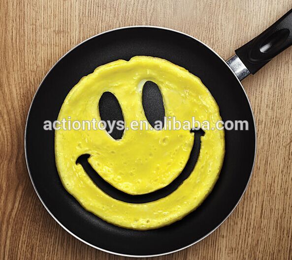 亀裂を笑顔卵型スマイリーフェイス朝食モールド大きな笑顔パンケーキ-卵関連道具問屋・仕入れ・卸・卸売り