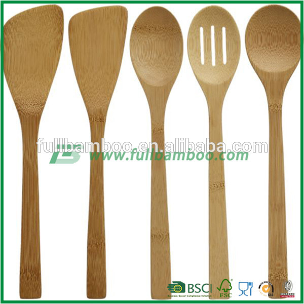 高品質5- ピース竹の道具セット-キッチン用品セット問屋・仕入れ・卸・卸売り