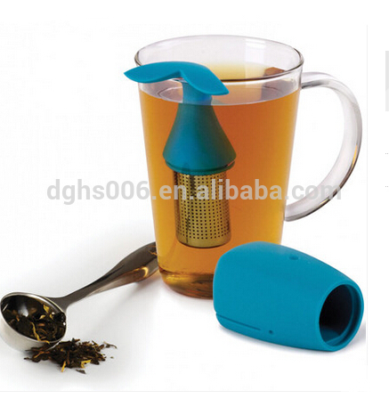 イルカシリコン+ステンレス鋼の茶注入器/茶メーカー注入器-コーヒー、お茶関連道具問屋・仕入れ・卸・卸売り