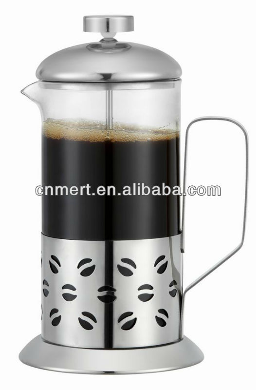 350mlステンレス製フレンチプレスコーヒーメーカー方法では高温-コーヒー、お茶関連道具問屋・仕入れ・卸・卸売り