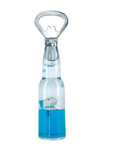 アクリルボトルの形状の冷蔵庫のマグネットボトルオープナー液体付き-オープナー問屋・仕入れ・卸・卸売り