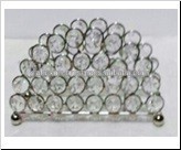 水晶のナプキンホルダー、 装飾的な楕円形のナプキンホルダー、 手作りナプキンホルダー-ナプキンリング問屋・仕入れ・卸・卸売り