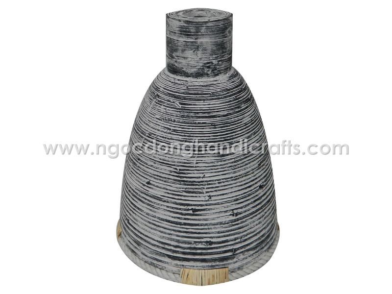 竹のランプを紡いラウンド籐のリムとベトナムから手作業で作られてい-その他テーブルデコレーション、付属品問屋・仕入れ・卸・卸売り