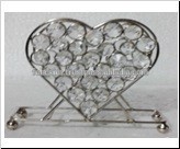 水晶のナプキンホルダー、 装飾的な心臓ナプキンホルダー、 手作りナプキンホルダー-ナプキンリング問屋・仕入れ・卸・卸売り