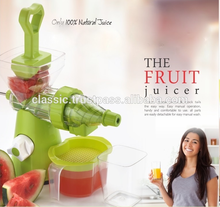 新しいキッチンハンドオペプラスチック手動フルーツ野菜ジューサー-問屋・仕入れ・卸・卸売り