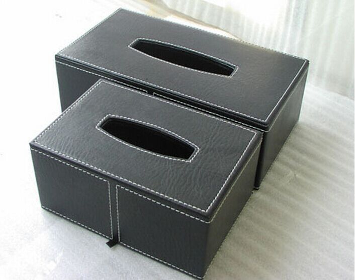 正方形のデザインpuレザーペーパーボックスホルダーティッシュのナプキンホルダー-ティッシュボックス問屋・仕入れ・卸・卸売り