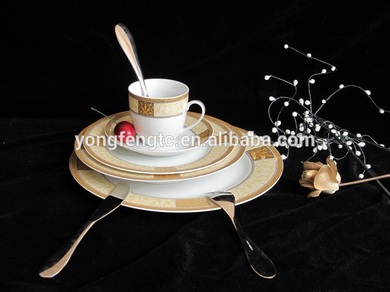 細かいyf78013磁器のディナーセットの磁器のディナーセットの磁器食器で20個-食器セット問屋・仕入れ・卸・卸売り