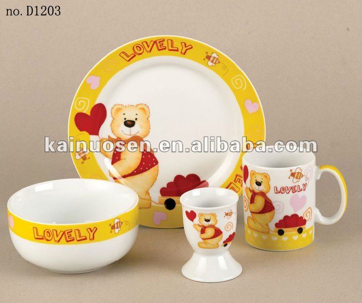 素敵なセラミック子供食器セット、磁器食器-食器セット問屋・仕入れ・卸・卸売り