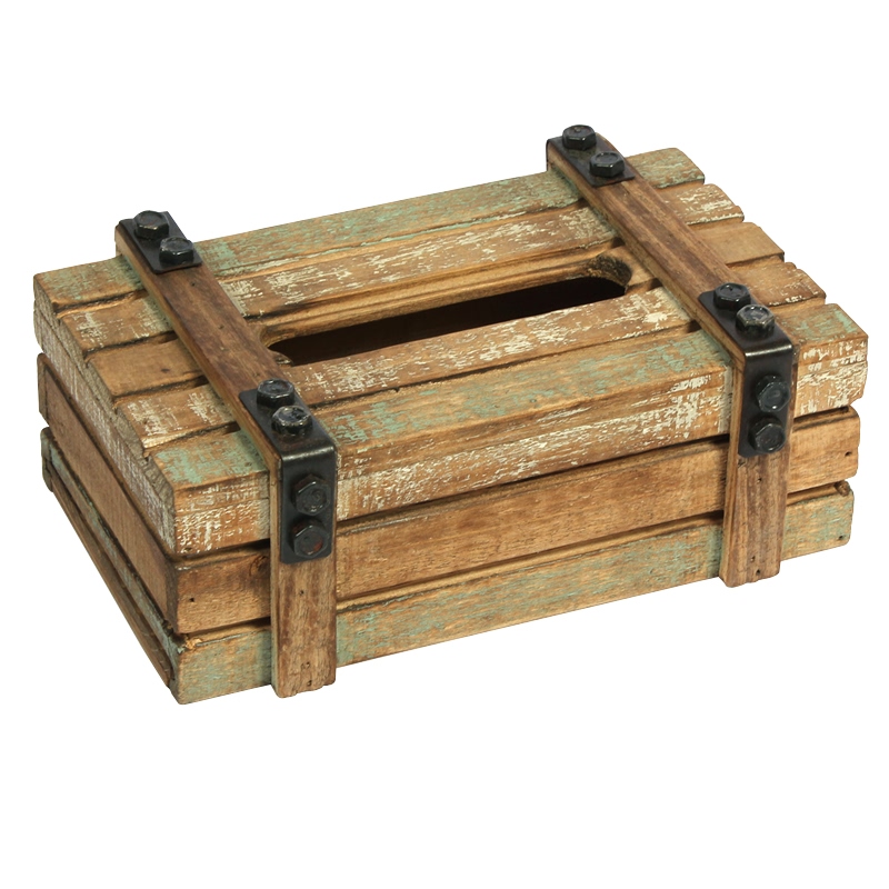 木製アンティークティッシュケース、ウッドティッシュケース用家の装飾-ティッシュボックス問屋・仕入れ・卸・卸売り