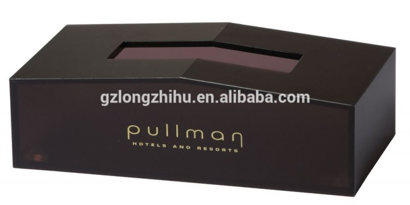 黒の長方形の中国製造設計アクリルティッシュボックス-ティッシュボックス問屋・仕入れ・卸・卸売り