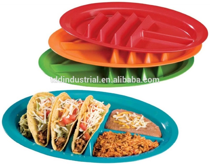 メキシコ分け プラスチック ディナー taco プレート 、 プラスチック分け ディナー タコ ホルダー-問屋・仕入れ・卸・卸売り