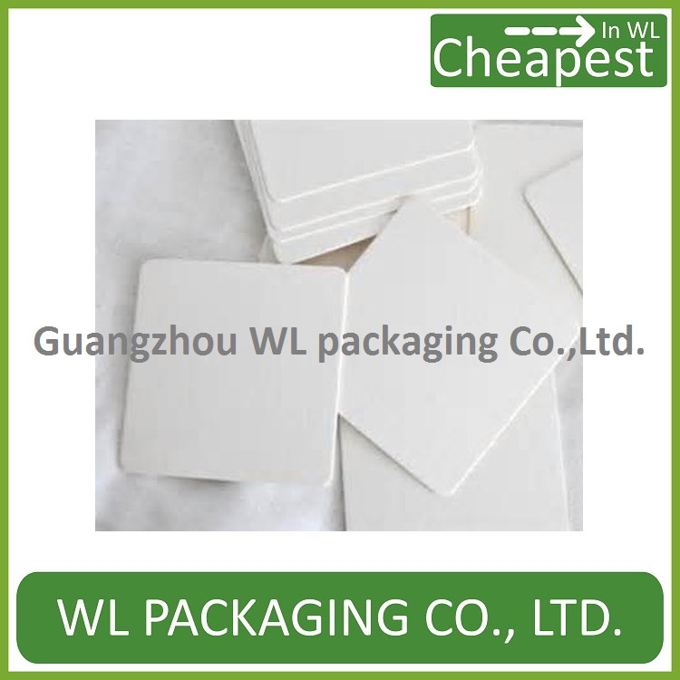 中国カスタマイズされた計画白い紙コースター紙マットとパッド-マット類問屋・仕入れ・卸・卸売り