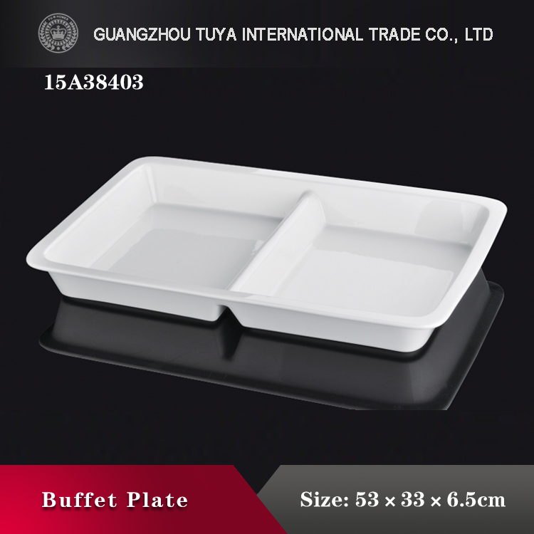 ホット販売whiteporcelain コンパートメント プレート用レストラン-食器セット問屋・仕入れ・卸・卸売り