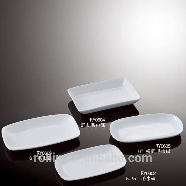 潮州安い白い磁器の長方形の皿タオル-皿類問屋・仕入れ・卸・卸売り