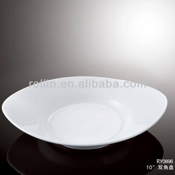 楕円形のパスタプレート/スープ皿/つ星ホテルの深いプレート-皿類問屋・仕入れ・卸・卸売り