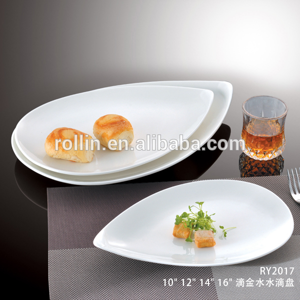 2016ホテル&レストラン白磁プレート、セラミックピザプレート、食器プレート卸売-皿類問屋・仕入れ・卸・卸売り