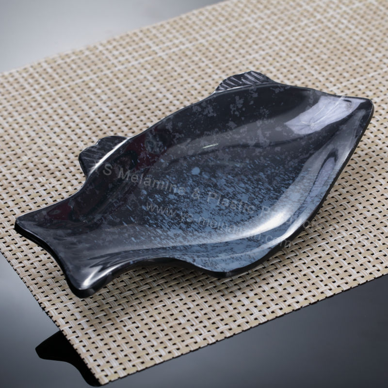 の魚形のプラスチック製の食器品質中国製板-皿類問屋・仕入れ・卸・卸売り