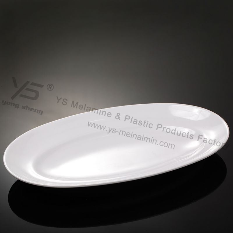 高品質のプラスチック楕円形のプレート陶器深い19.5インチプレート-皿類問屋・仕入れ・卸・卸売り