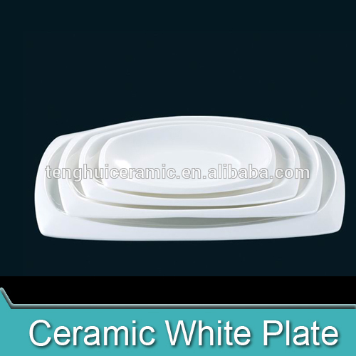 中国食器皿セラミック長い長方形型の矩形hys0081ディナープレート-皿類問屋・仕入れ・卸・卸売り